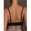 image:imageOYOANGLE Womens Wireless Seamless Deep V Demi Bra Sexy Front Closure Thin Seamless Bralette Light Shaping BrasBlack